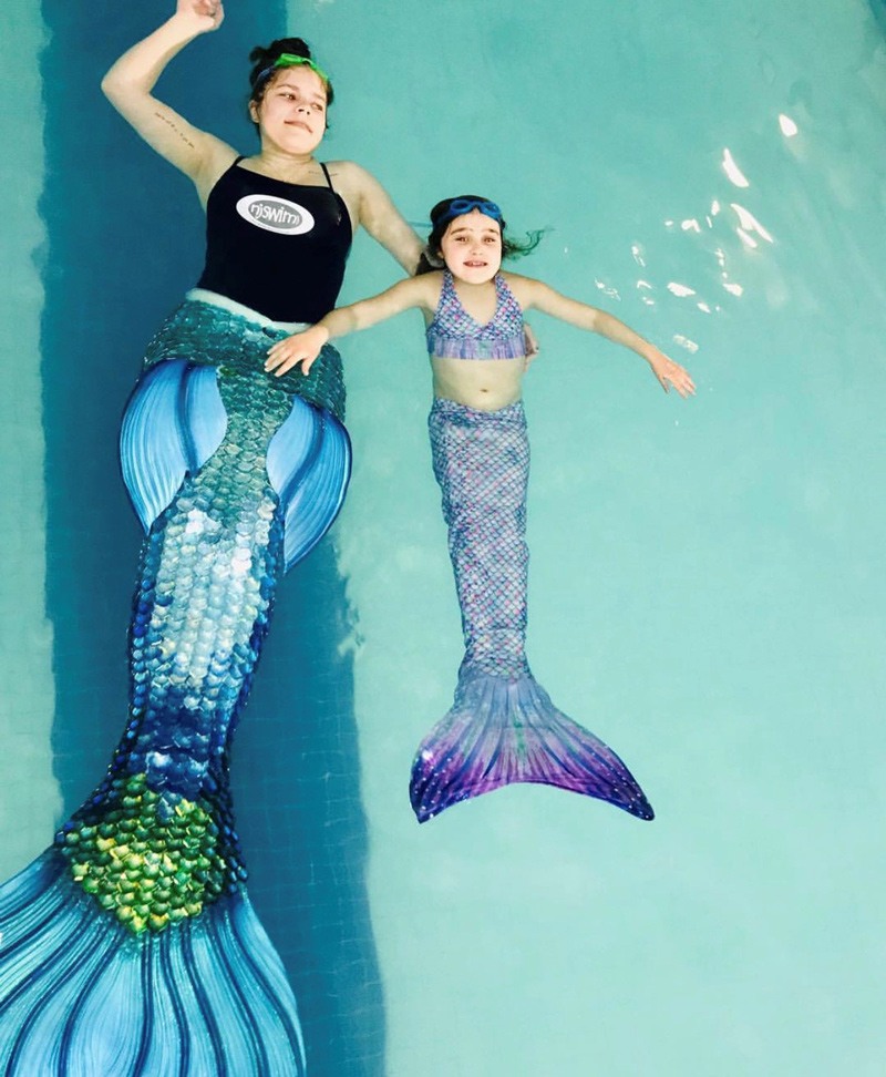 Buying and Swimming with a Mermaid Tail ...